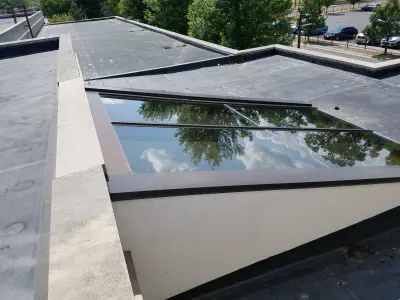 Skylight window washing